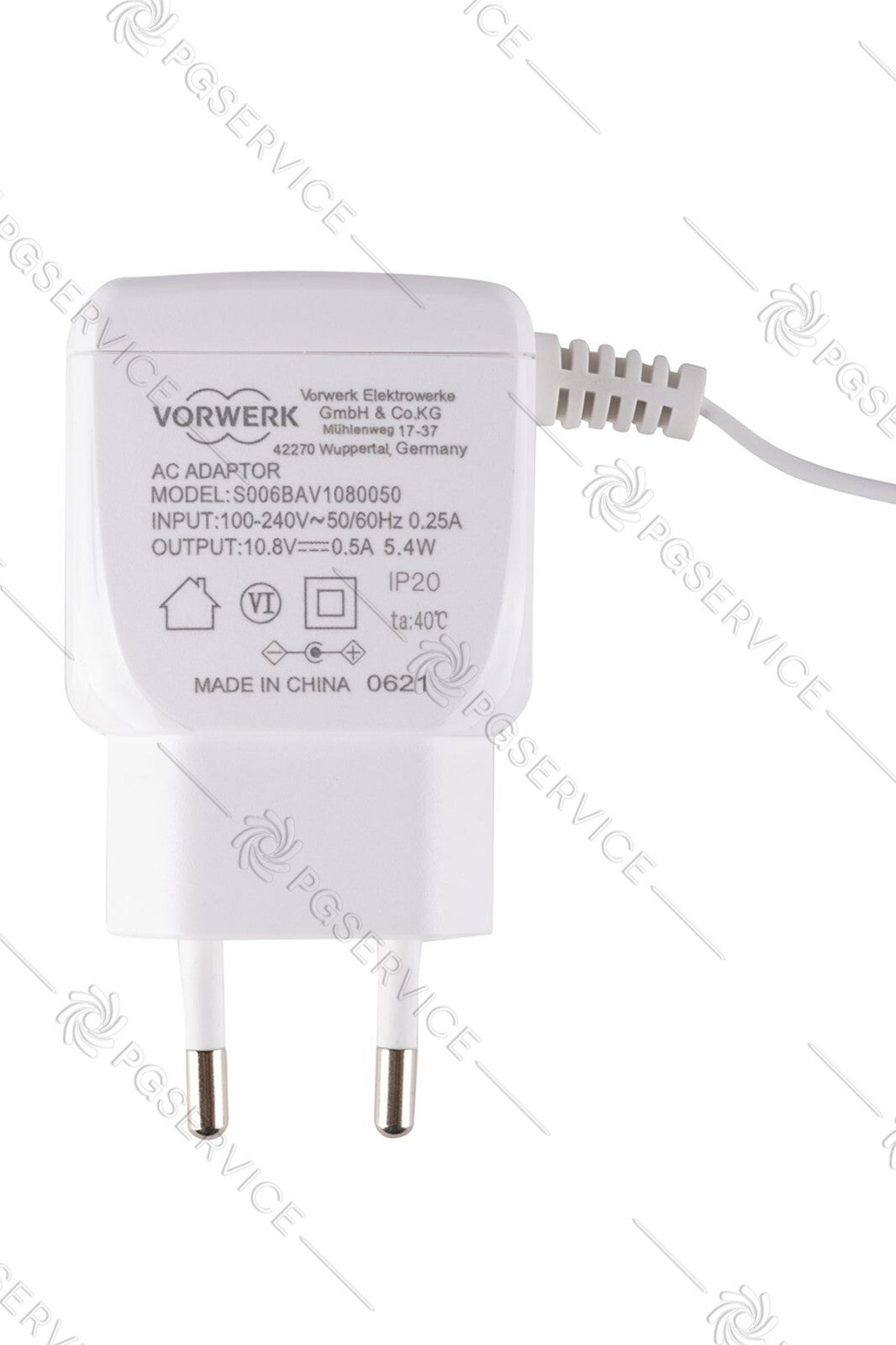 Caricabatterie S006BAV1080050 per aspirabriciole e lavavetri Folletto VC100 VG100