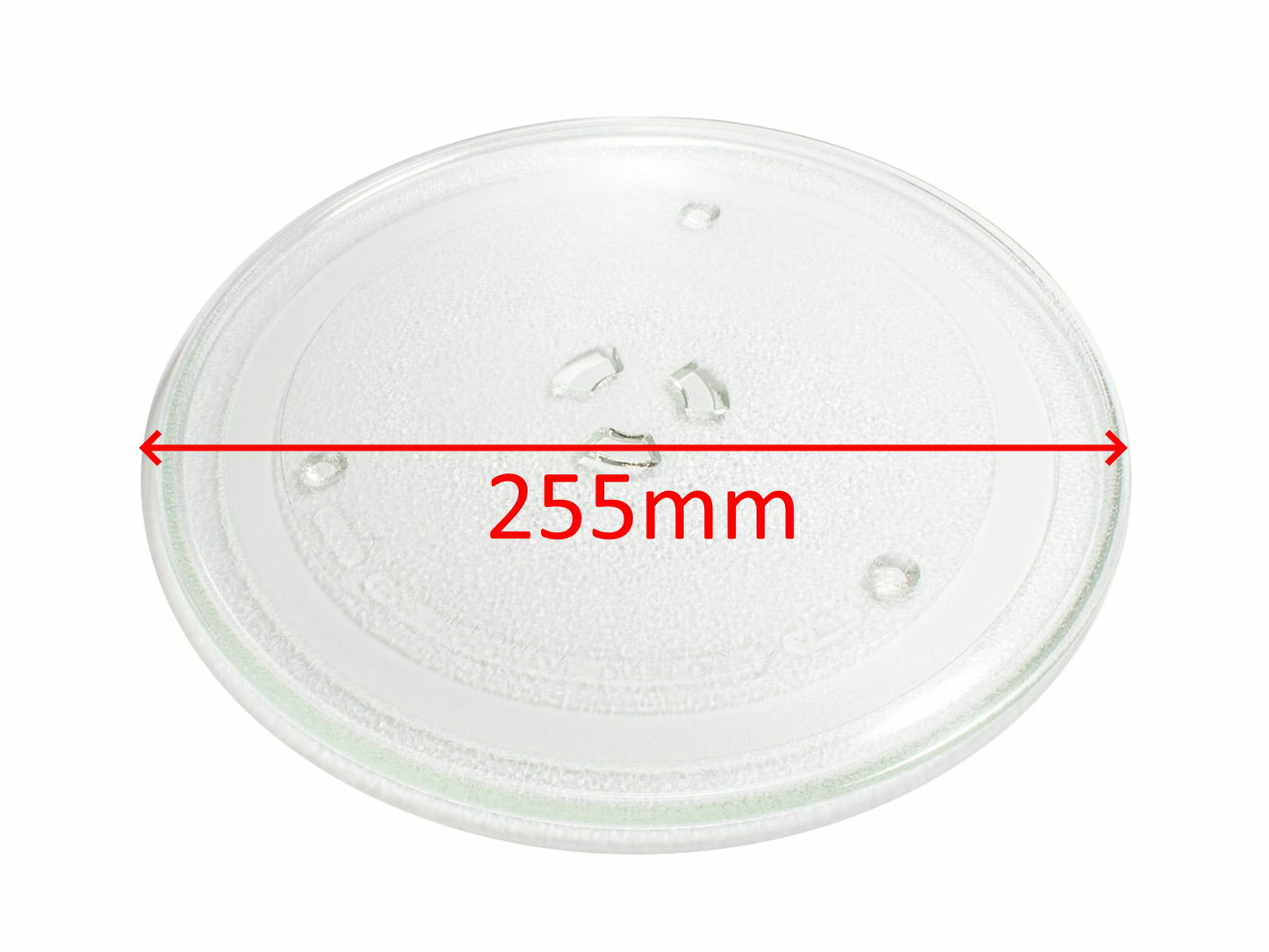 Piatto vetro 25,5cm 255mm forno microonde Samsung G27 GE11 GE73 GW73 M16 ME7 MW