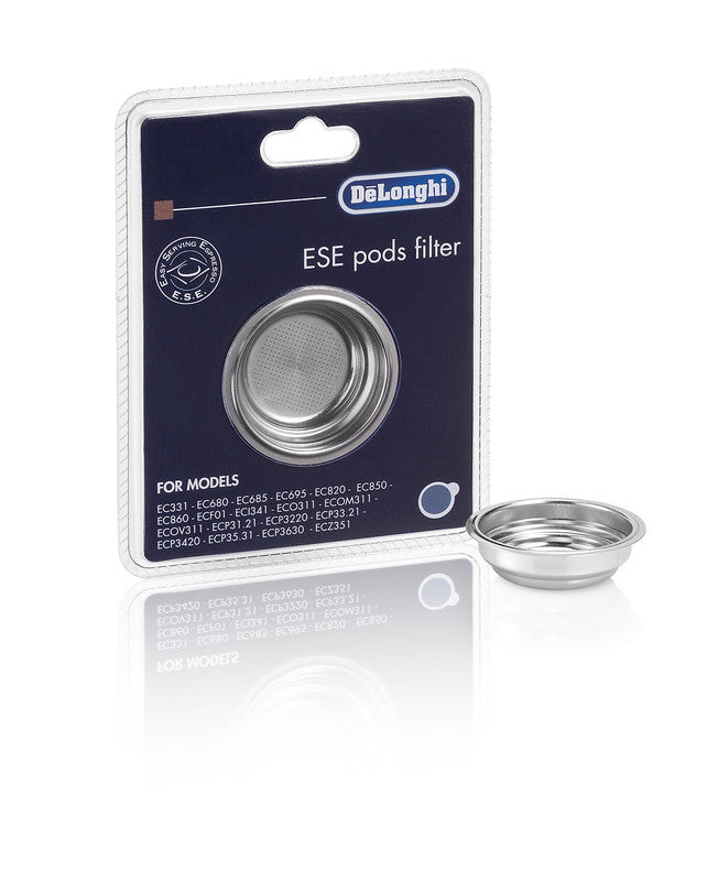 Filtro cialde ESE per macchina da caffè Delonghi Dedica Distinta Classic ECP Icona Smeg ECF