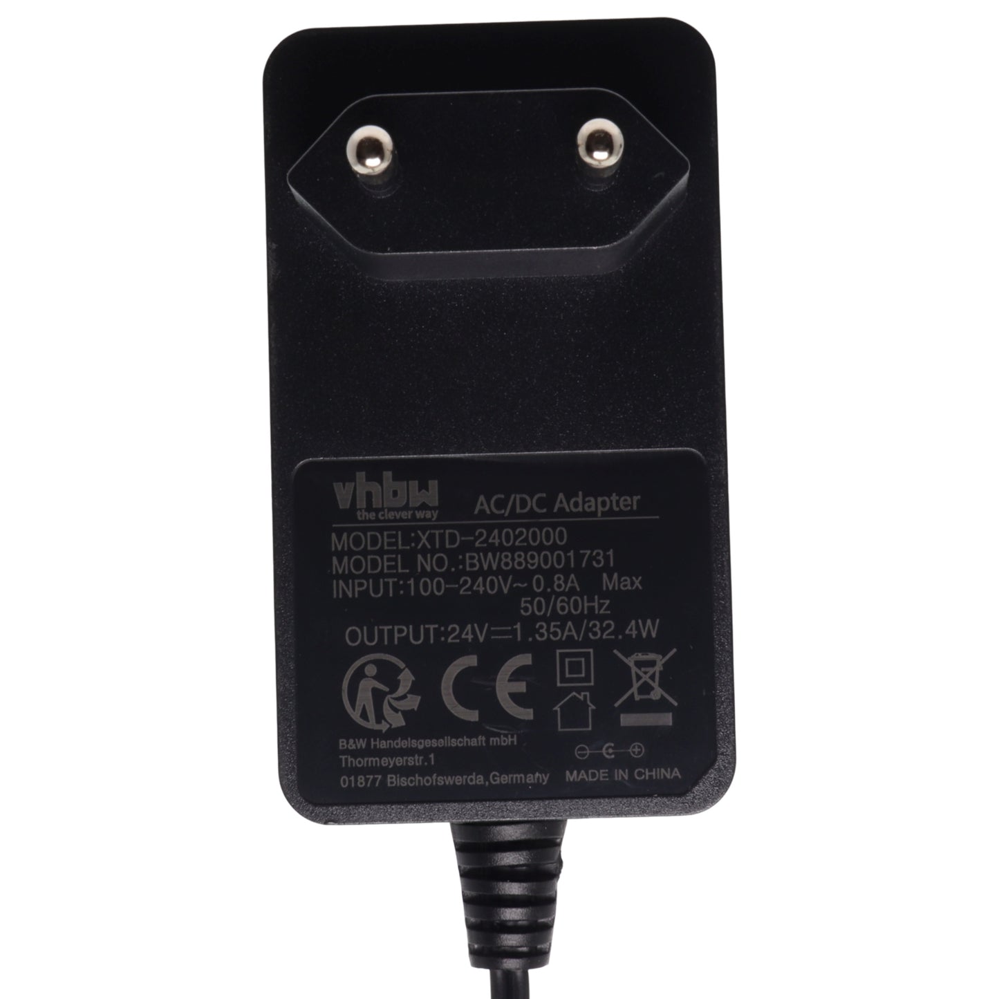 Caricabatterie alimentatore per scopa aspirapolvere DeLonghi Colombina Cordless 18V XLR18LI