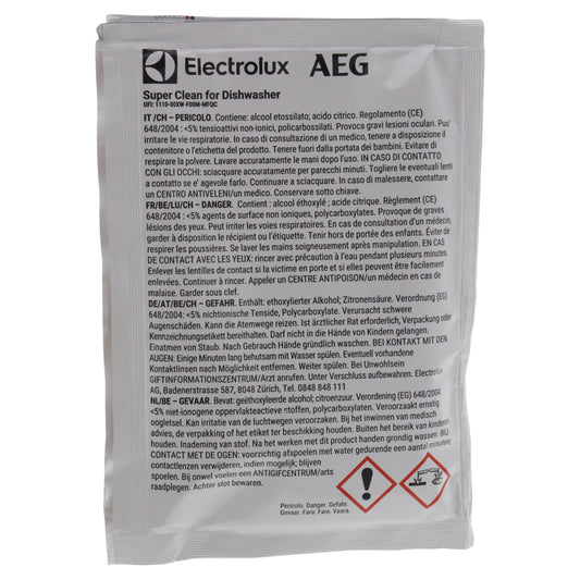 Electrolux 2x polvere Super Clean sgrassante sanificante per lavastoviglie potente