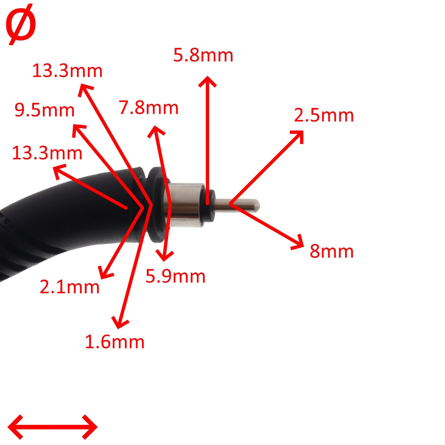 Gammapiù cavo di alimentazione piastra per capelli Twin Pro PPIATWINPRO HS-1008