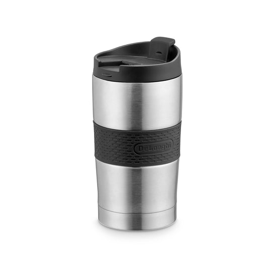 Delonghi tazza da viaggio termica a doppia parete in acciaio inossidabile 235ml