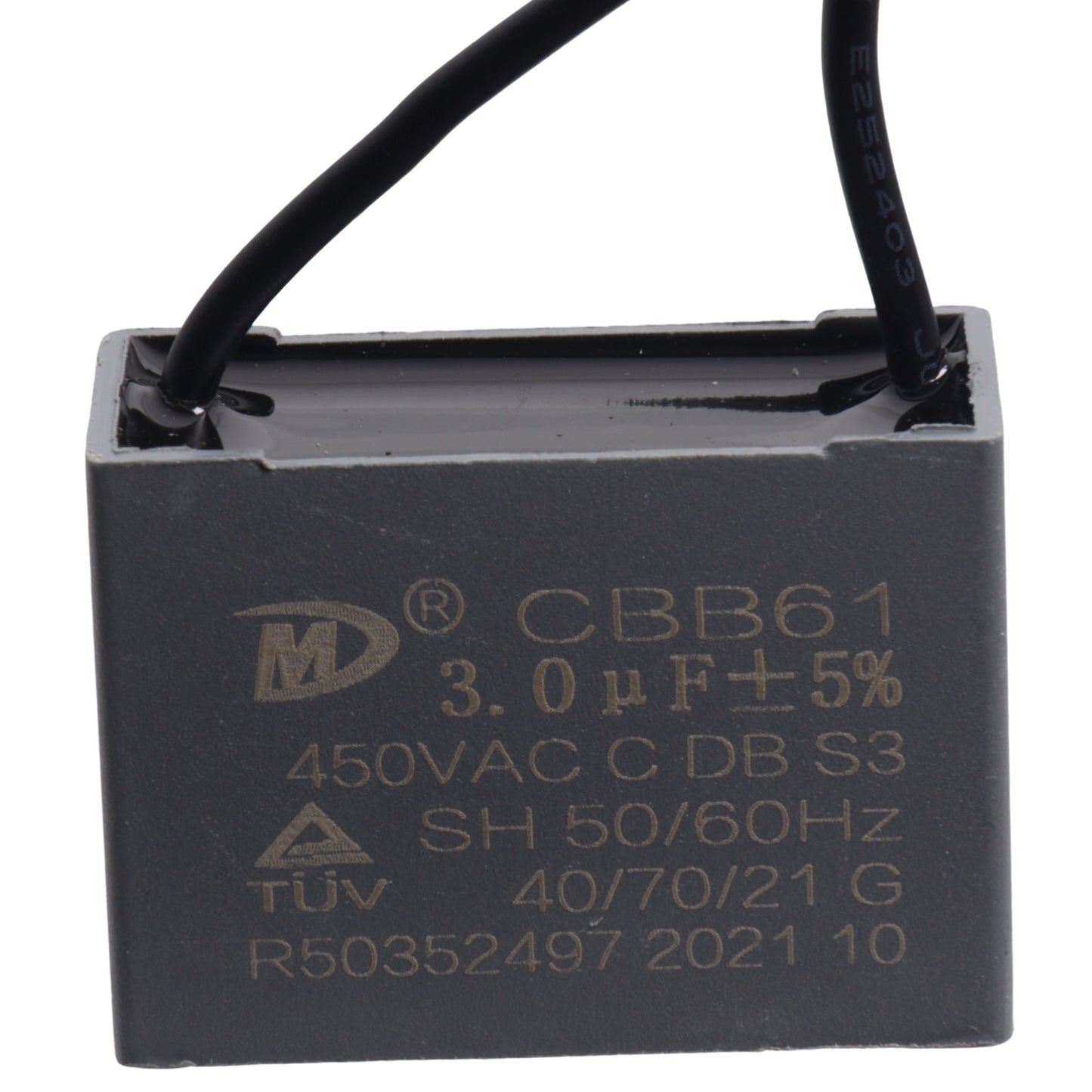 Ariete condensatore di avvio CBB61 3.0 uF 450VAC 38mm ventilatore Ciclope 807