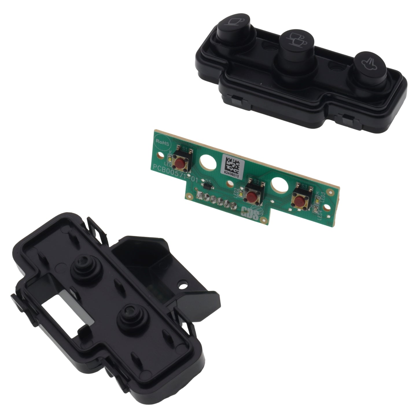 Delonghi scheda PCB comandi tasti macchina caffè Dedica EC680 EC785 Arte EC885