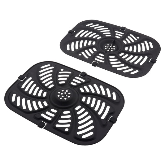 2x griglie 226mm per friggitrice ad aria Ariete Kenwood MasterPro Double 4625 HFM73 BGMP-9175