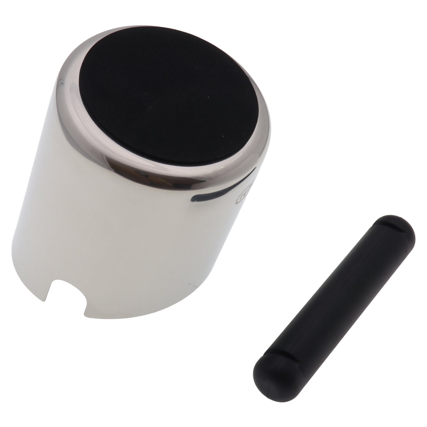 Delonghi knock box contenitore tufi 105mm acciaio inox per macchina da caffè