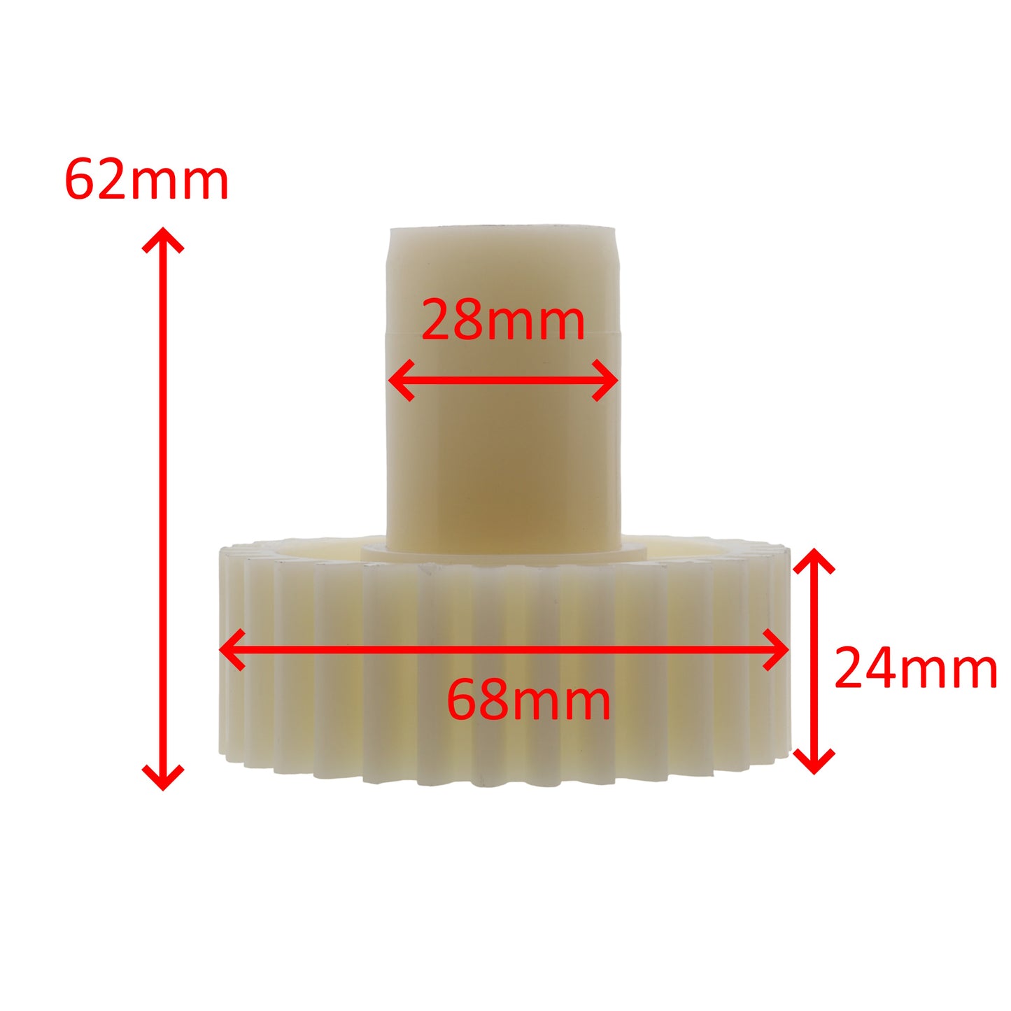 Tre Spade ingranaggio ruota dentata grande 62mm passapomodoro Pomy