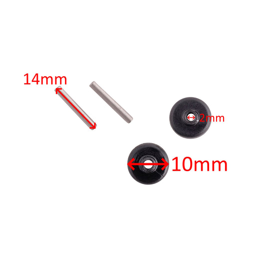 Rowenta ruote asse spazzola scopa XForce 8.60 RH9611 RH9638 RH9680 RH9695 RH96