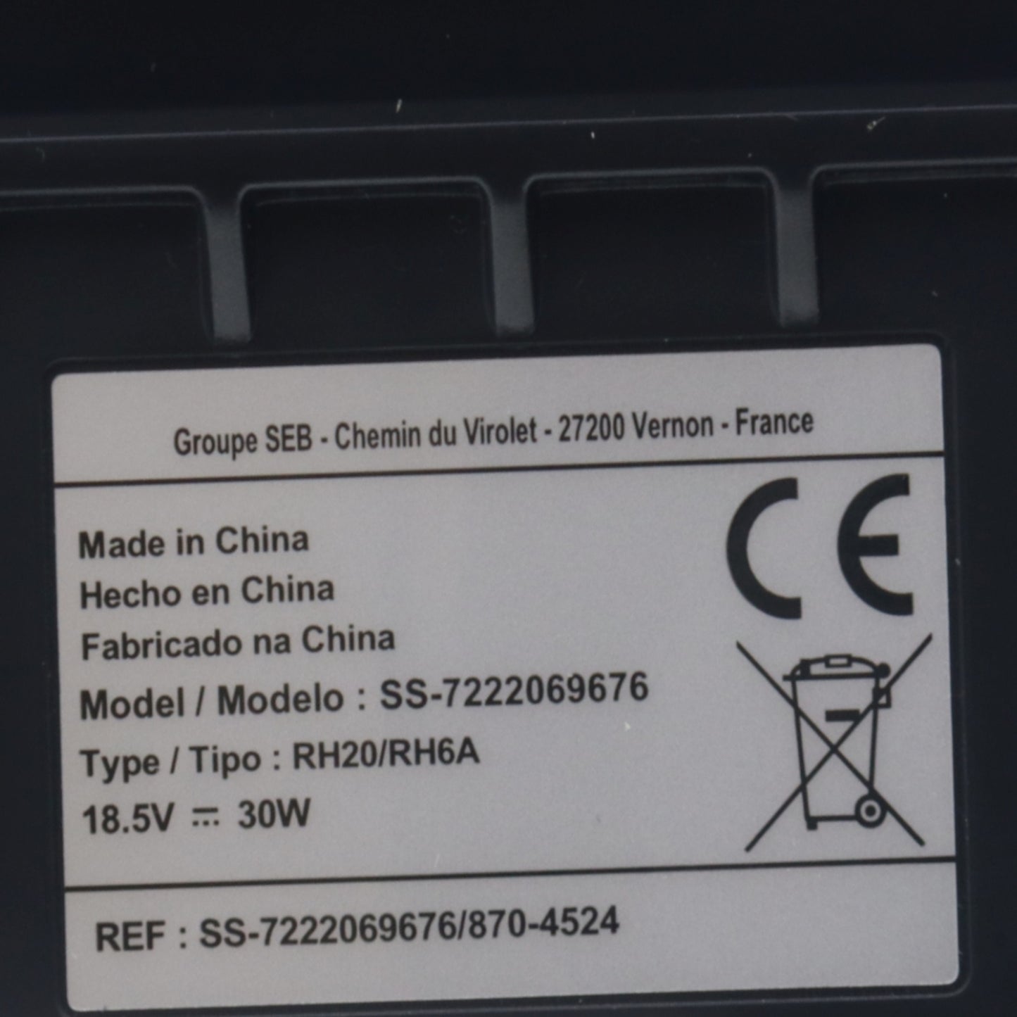 Rowenta turbo spazzola piccola per divani scopa aspirapolvere XPert 7.60 RH6A