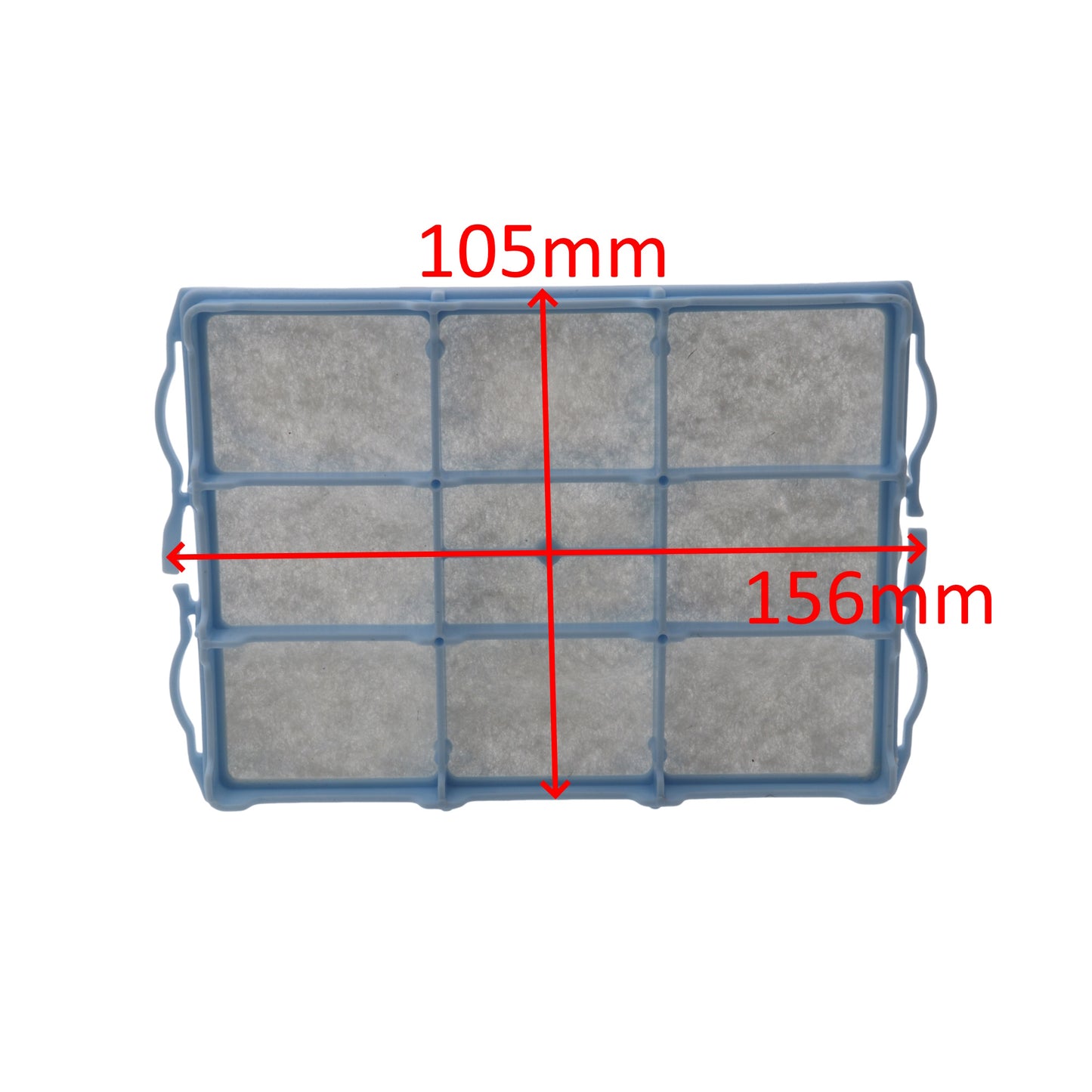 Filtro 156mm aspirapolvere Bosch Siemens ProParquet BSG6 BX32082 CS06G VSX32 VSZ