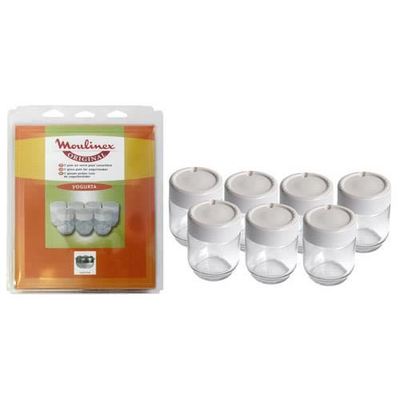 Moulinex Yogurteo 7 vasetti contenitori vetro yogurtiera Yogurta YG2301 YG2315