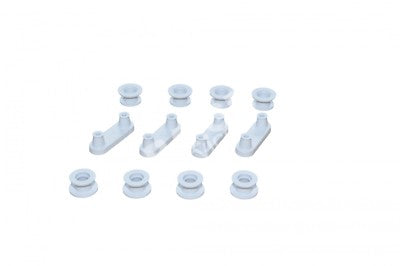 Electrolux Rex AEG kit supporti ruote cestello ORIGINALI lavastoviglie FAV BW ESI