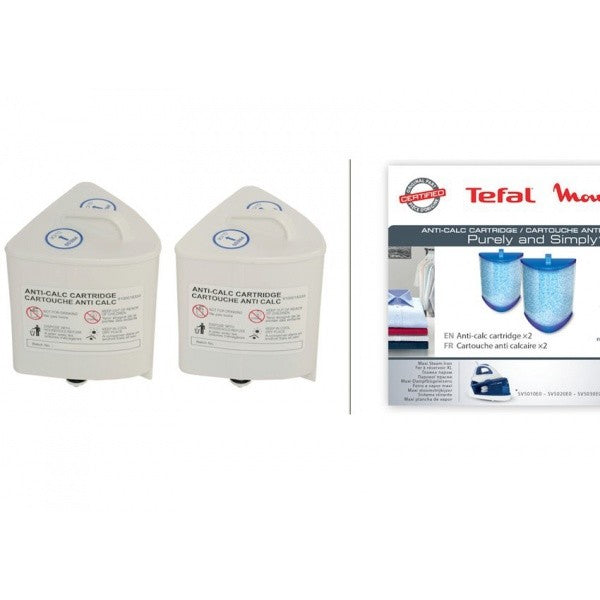 Tefal 2x cartuccia filtro acqua ferro Purely Simply SV5005 SV5020 SV5022 SV5030
