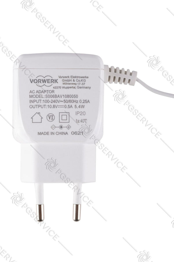 Caricabatterie S006BAV1080050 per aspirabriciole e lavavetri Folletto VC100 VG100