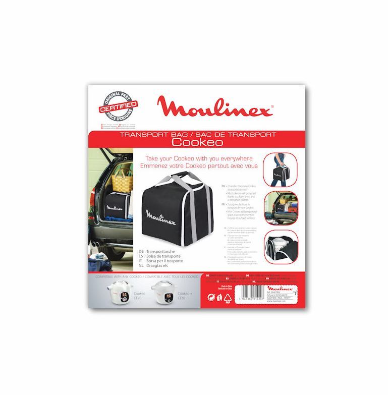 Moulinex borsa custodia polvere trasporto copertura pentola Cookeo CE70 CE85	
