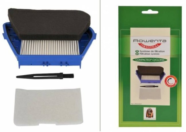 Rowenta filtro HEPA ZR004601 aspirapolvere Compacteo Cyclonic RO3421 RO3486 RO34