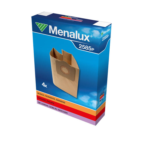 Menalux 4x sacchi carta bidone aspirapolvere Bosch Amphibixx BlackDecker WBV1450