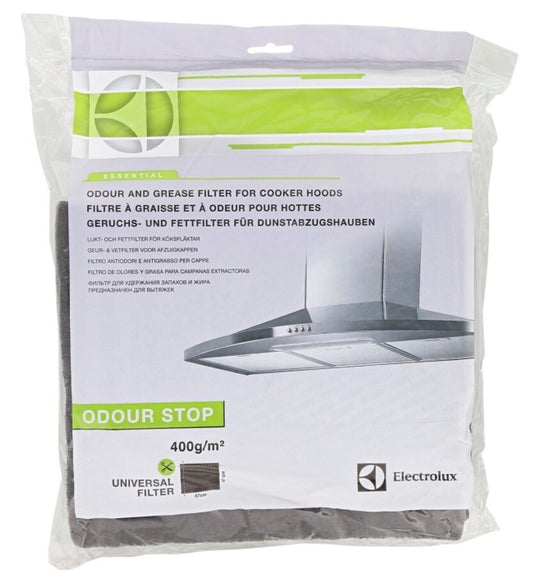 Electrolux filtro cappa carbone universale ritagliabile 400g/m2 570x470 grassi