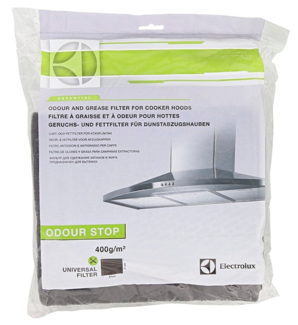 Electrolux filtro cappa carbone universale ritagliabile 400g/m2 570x470 grassi