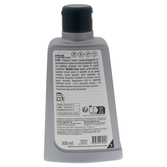 Electrolux detergente crema piano cottura vetroceramica Vitro Care induzione