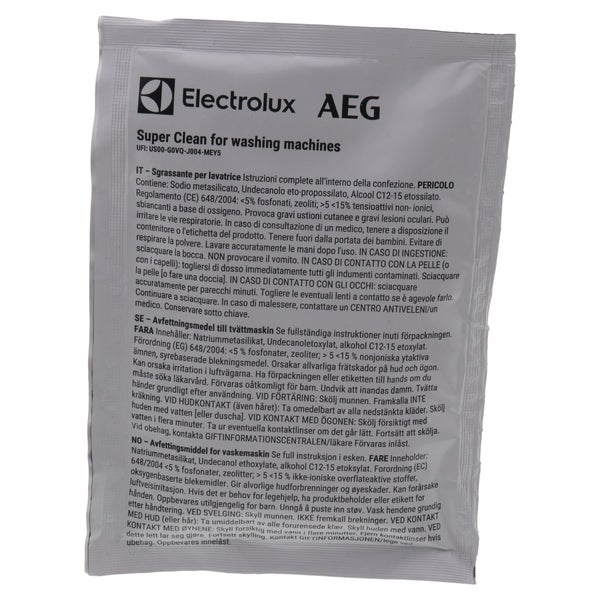 Electrolux AEG Zanussi sgrassante pulitore anti muffa morchia lavatrice 12 mesi