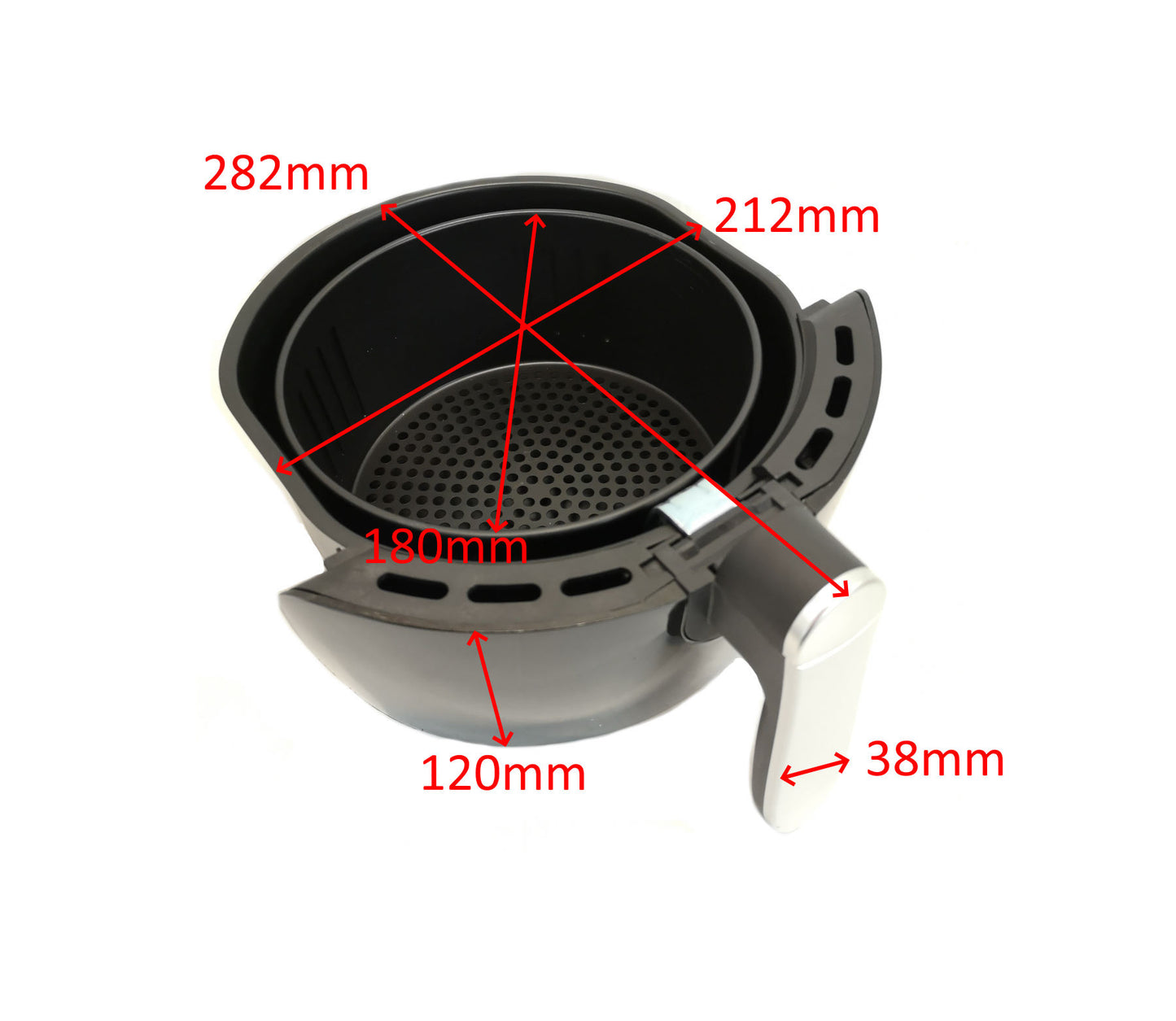 Ariete contenitore cestello manico cassetto friggitrice Airy Fryer Digital 4616