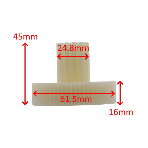 Tre Spade kit ingranaggi passapomodoro tritacarne Big 80 F19200III TC22 F02200E