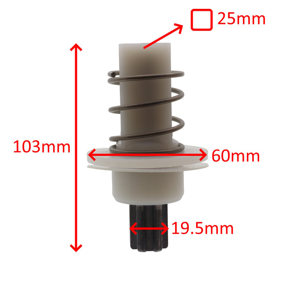 Tre Spade perno giunto asse trasmissione F17716 passapomodoro Big 40 80 F17500