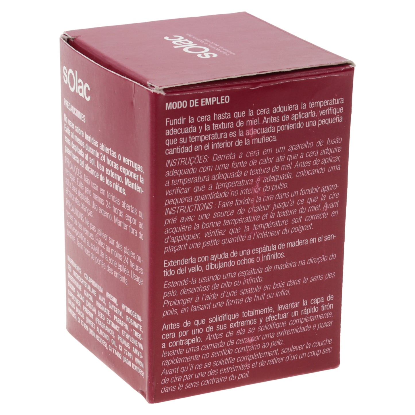 Solac 10x dischi cera al cioccolato 200gr per epilatore DC7500 DC7502 S99941800
