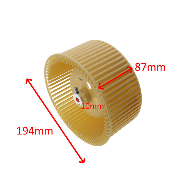 Delonghi ventola 194mm condizionatore Pinguino Eco Silent C PAC A120E C120 WE110 AG90